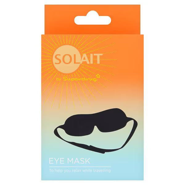 Solait Eye Mask Adjustable Sleep Aid One Size (British brand)