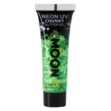 Moon Glow green UV glitter gel imported from the UK