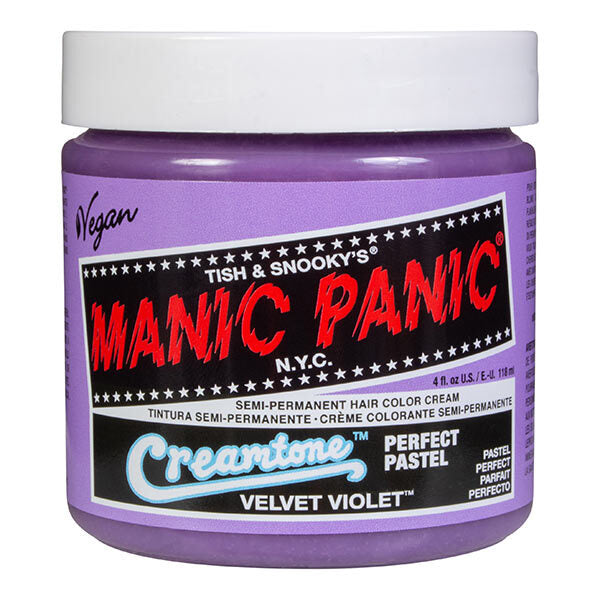 Manic Panic Creamtones Velvet Violet 118ml, imported from the UK