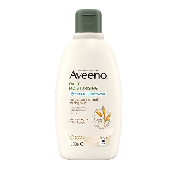 Aveeno Vanilla & Oats Body Wash 300ml - British product