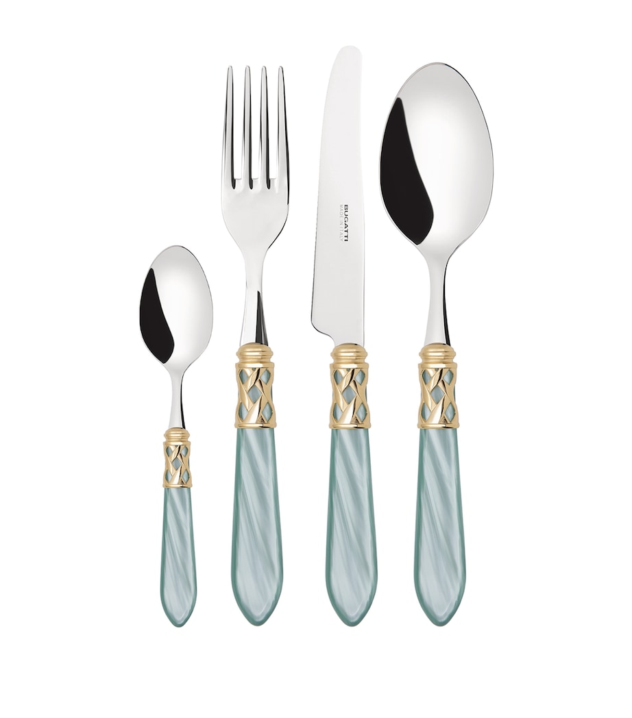 Bugatti Aladdin stainless steel 24-piece cutlery set - British product