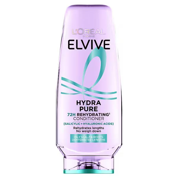 L'Oréal Paris Elvive Hydra Pure Conditioner 300ml - British product
