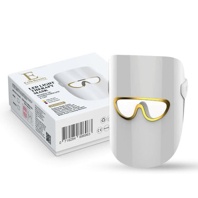 Erth Beauty Electricals 3 Colour LED Light Therapy Face Mask White