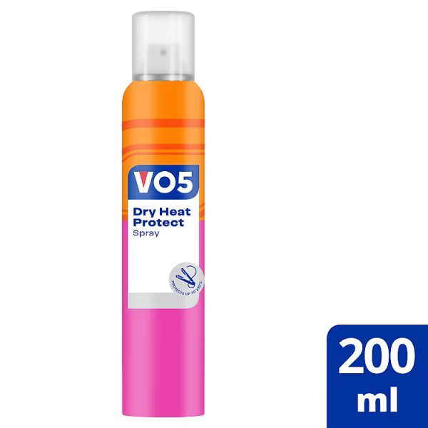 Vo5 Dry Heat Protect Spray 200ml (British brand)