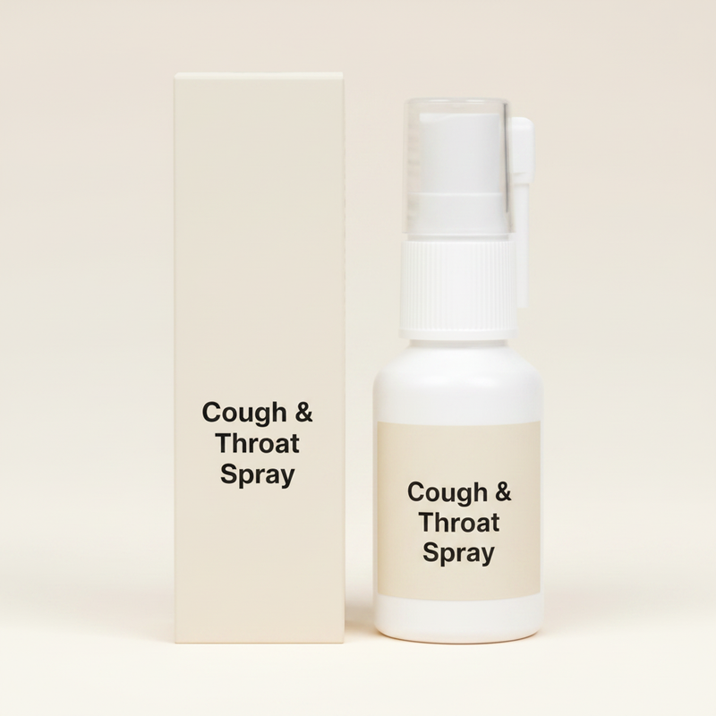 Holland & Barrett Cough Throat Spray 20ml, UK version