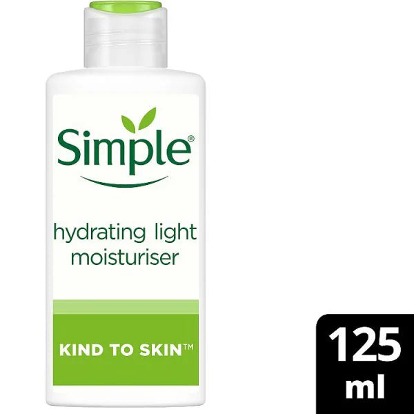 Simple Kind to Skin Face Moisturiser Hydrating Light 125ml (British brand)