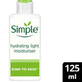 Simple Kind to Skin Face Moisturiser Hydrating Light 125ml (British brand)