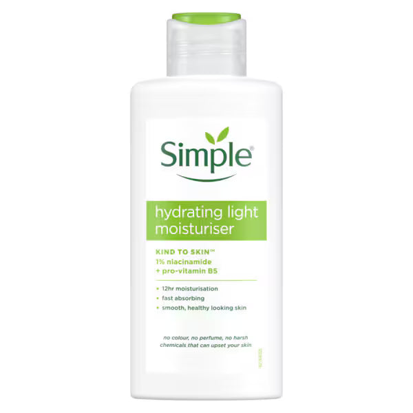 Simple Kind to Skin Face Moisturiser Hydrating Light 125ml (British brand)