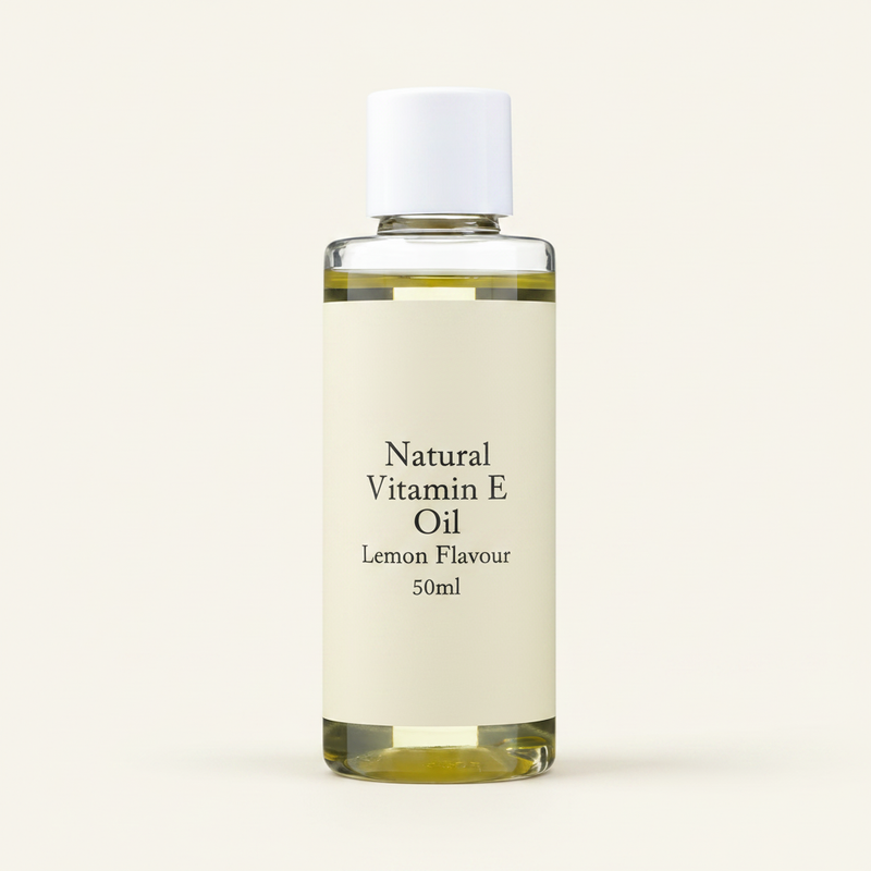 Holland & Barrett Vitamin E Oil Lemon 75ml, imported from the UK