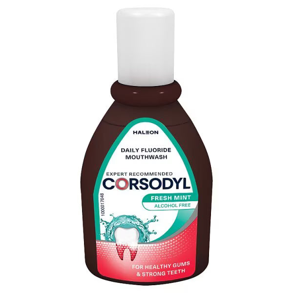 Corsodyl Medicated Mouthwash Mint 50ml - British product