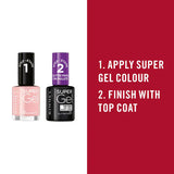 Rimmel Super Gel Nail Polish New Romantic imported from the UK