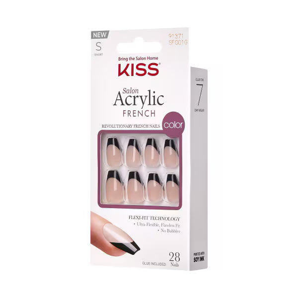 DNR Kiss French nails 28 piece set - British product