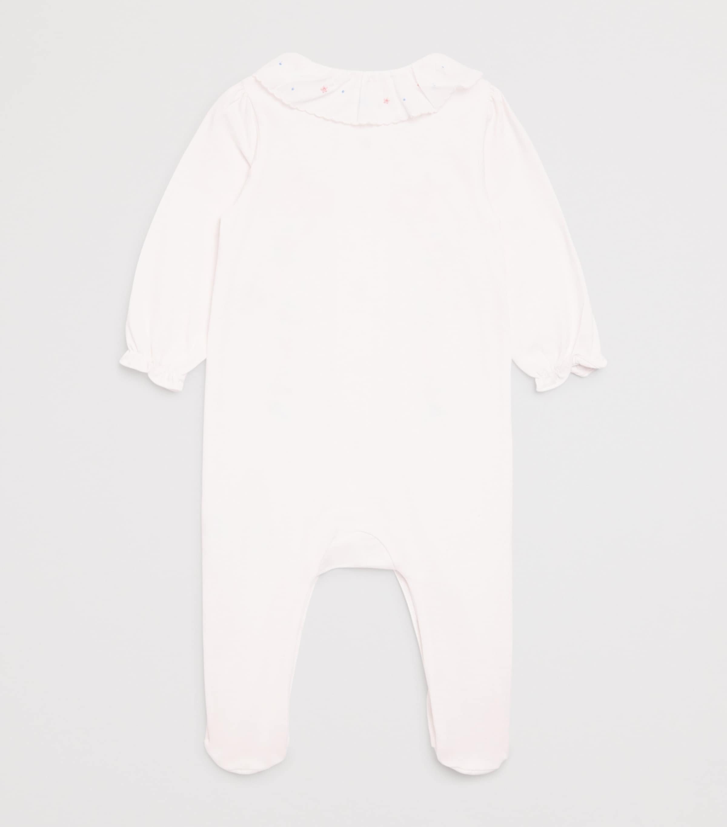 Tartine et Chocolat cotton frill-collar all-in-one 0-24 months (British brand)