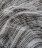 The Rug Company Wool-Silk Falls Graphite Shaped Rug (2.74m x 1.83m)