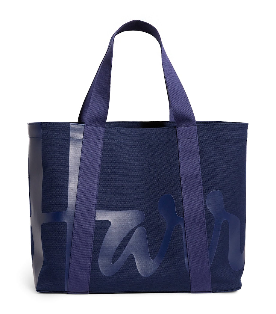 Harrods Medium Cotton Logo Tote Bag