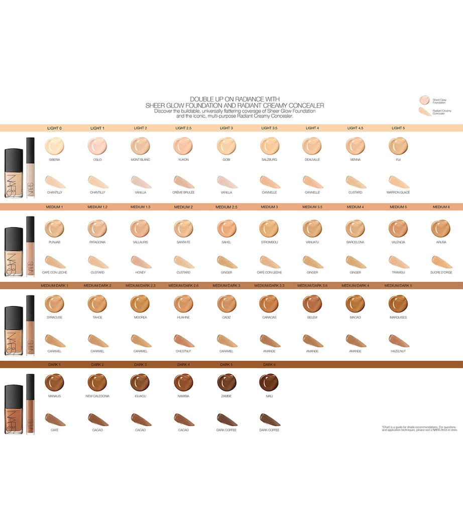 NARS Sheer Glow Foundation (British brand)