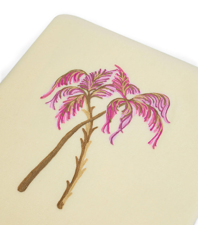 Loretta Caponi Pink Palm throw 132cm × 159cm, UK version