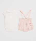Tartine et Chocolat cotton gingham bodysuit and bloomers set for 0-18 months (British brand)