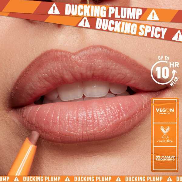 NYX Duck Plump Lip Liner Swollen Spice, imported from the UK