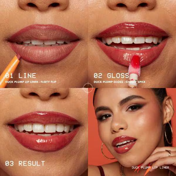 NYX Duck Plump Lip Liner Swollen Spice, imported from the UK