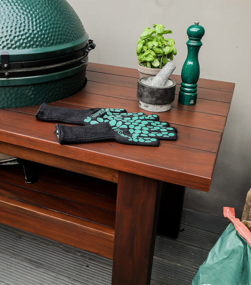 Big Green Egg Extra Large Mahogany Egg Table Nest