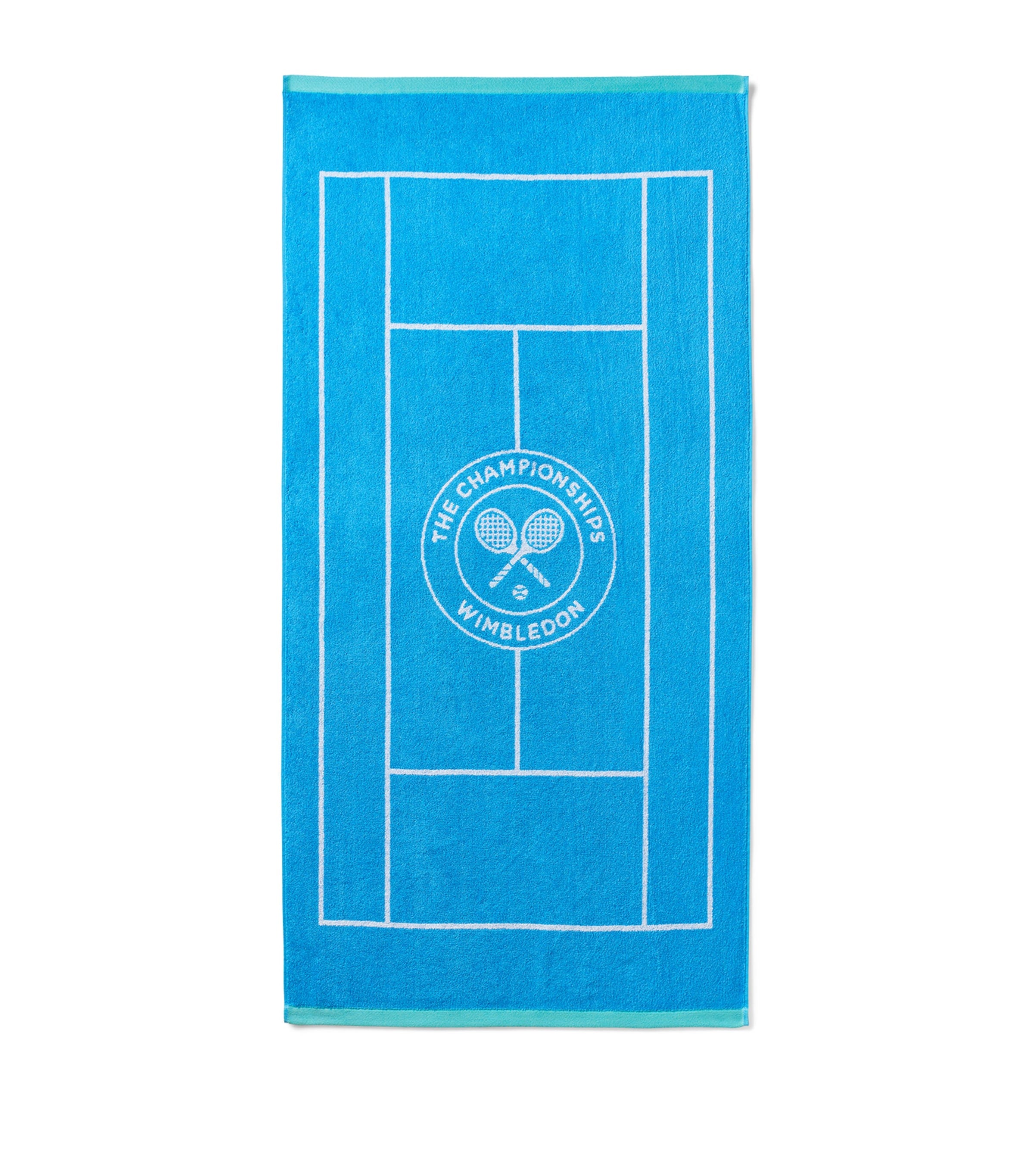 Christy Wimbledon Tennis Court bath towel 70cm x 133cm - British product