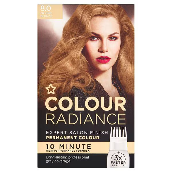 Superdrug Colour Radiance 8.0 Medium Blonde (British brand)