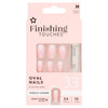 Finishing Touches French Ombre Oval Nails 24 Pieces - British product