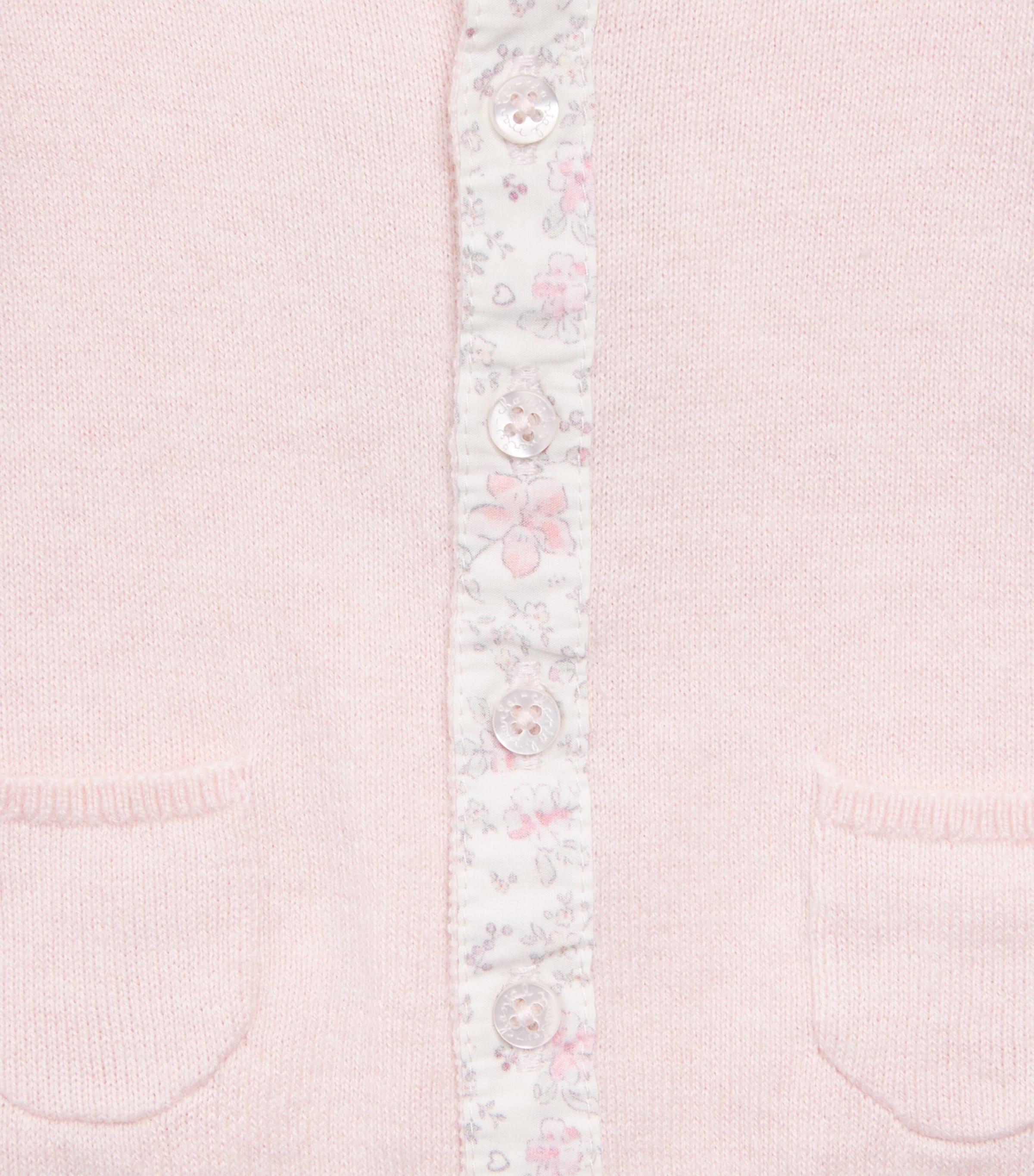 Marie-Chantal cotton-cashmere Casey baby cardigan 3-24 months, imported from the UK
