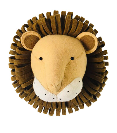 Fiona Walker Lion Head Decoration Wool Wall Hanging 45cm