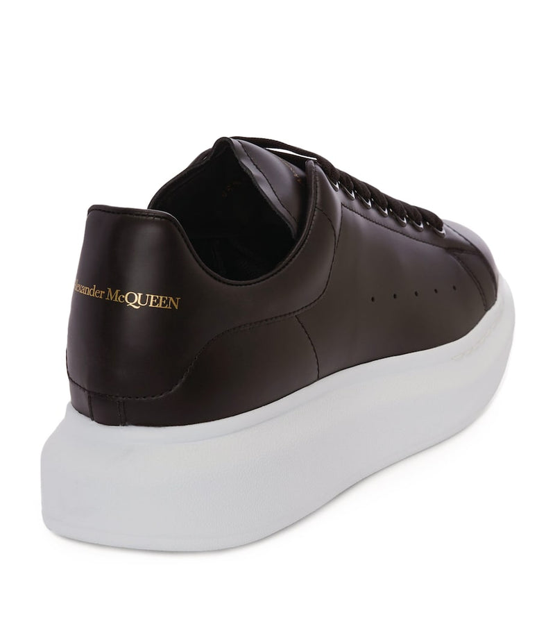 Alexander McQueen leather oversized sneakers, imported from the UK