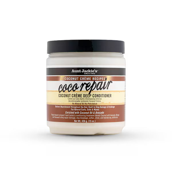 Aunt Jackie's Coco Repair Coconut Creme Deep Conditioner 15oz - British product