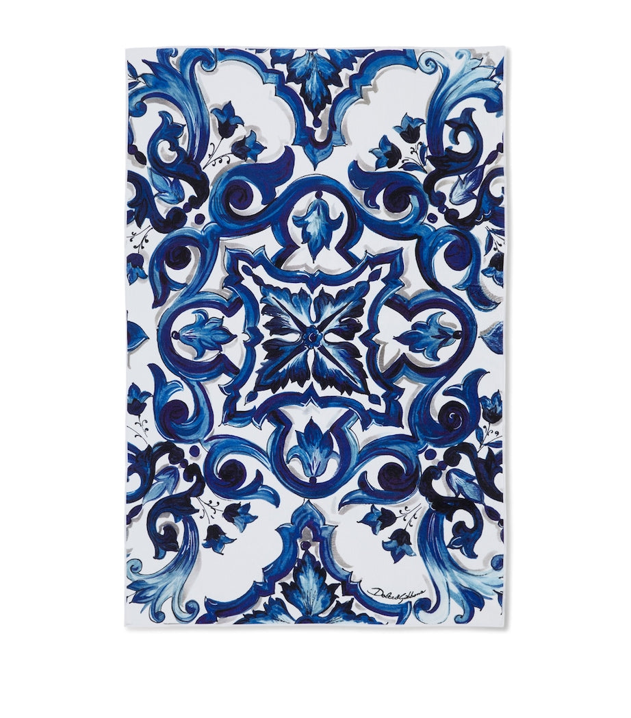 Dolce&Gabbana Casa Blu Mediterraneo bath towel 100cm x 150cm - British product