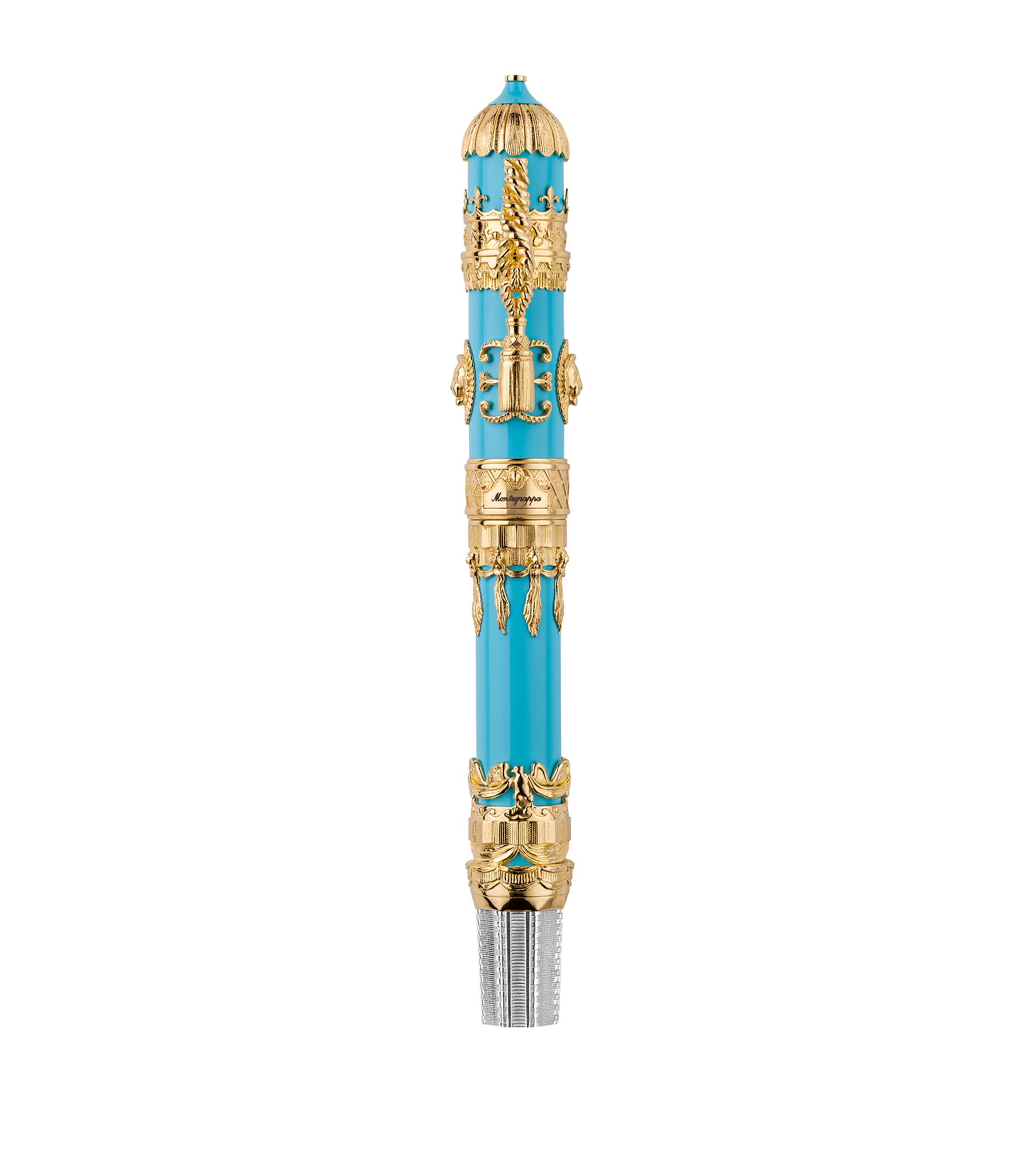 Montegrappa Resin and Yellow Gold Montgolfier Rollerball Pen