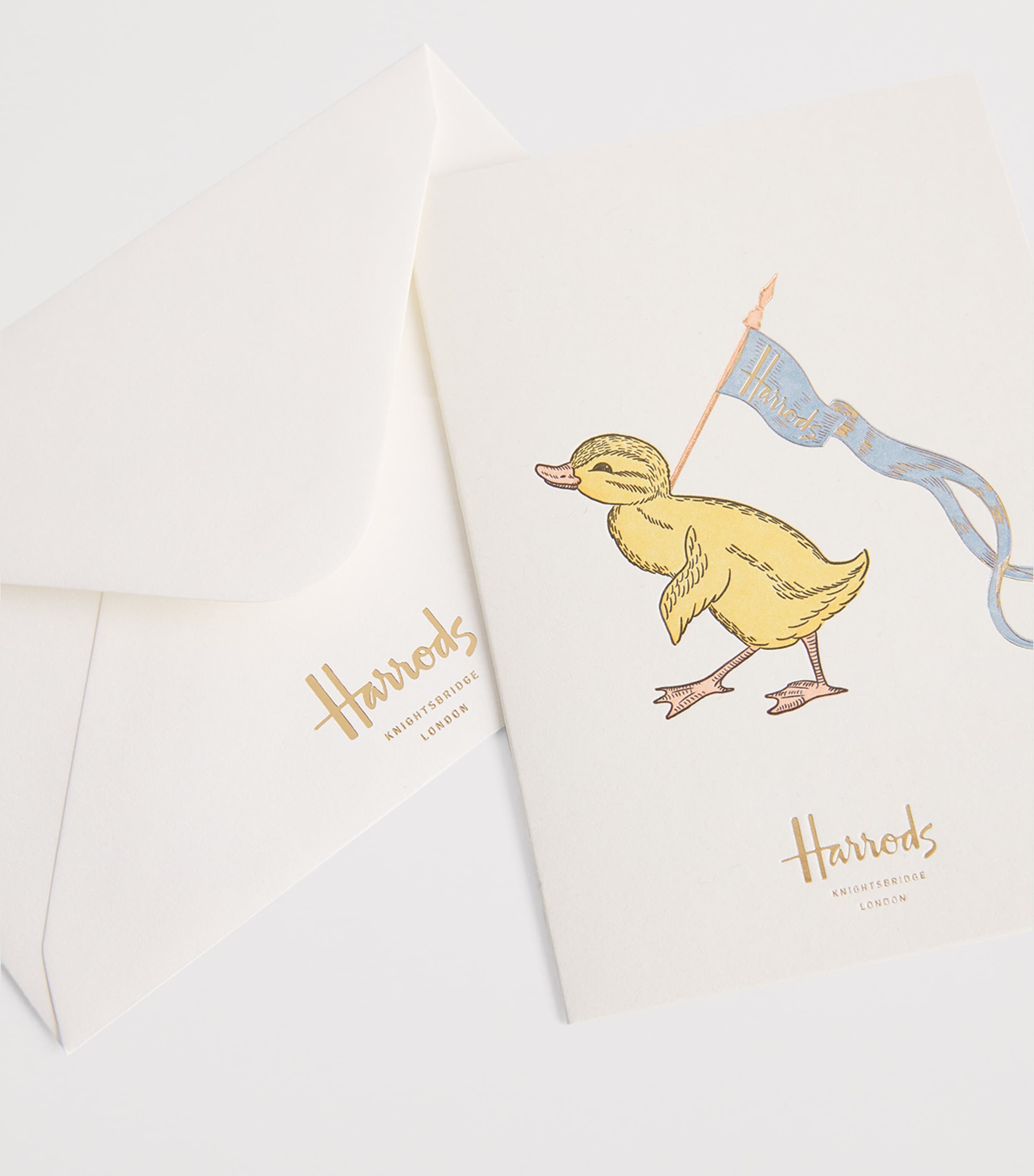 Harrods Duck Notelet Cards and Envelopes (Set of 5)