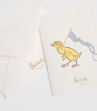 Harrods Duck Notelet Cards and Envelopes (Set of 5)