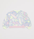 Billieblush cotton floral print children's sweatshirt 2-12 years - British product