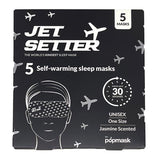 Popmask Jet Setter Eye Mask 5 Pack, imported from the UK