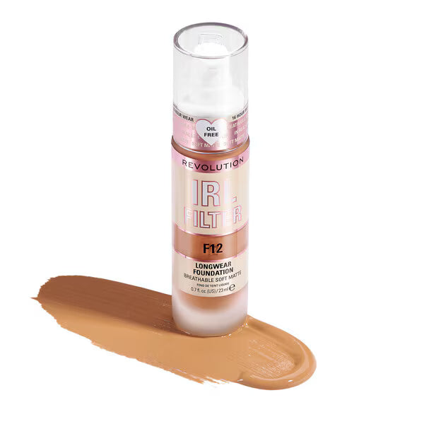 Revolution IRL Filter Longwear Foundation F12, imported from the UK