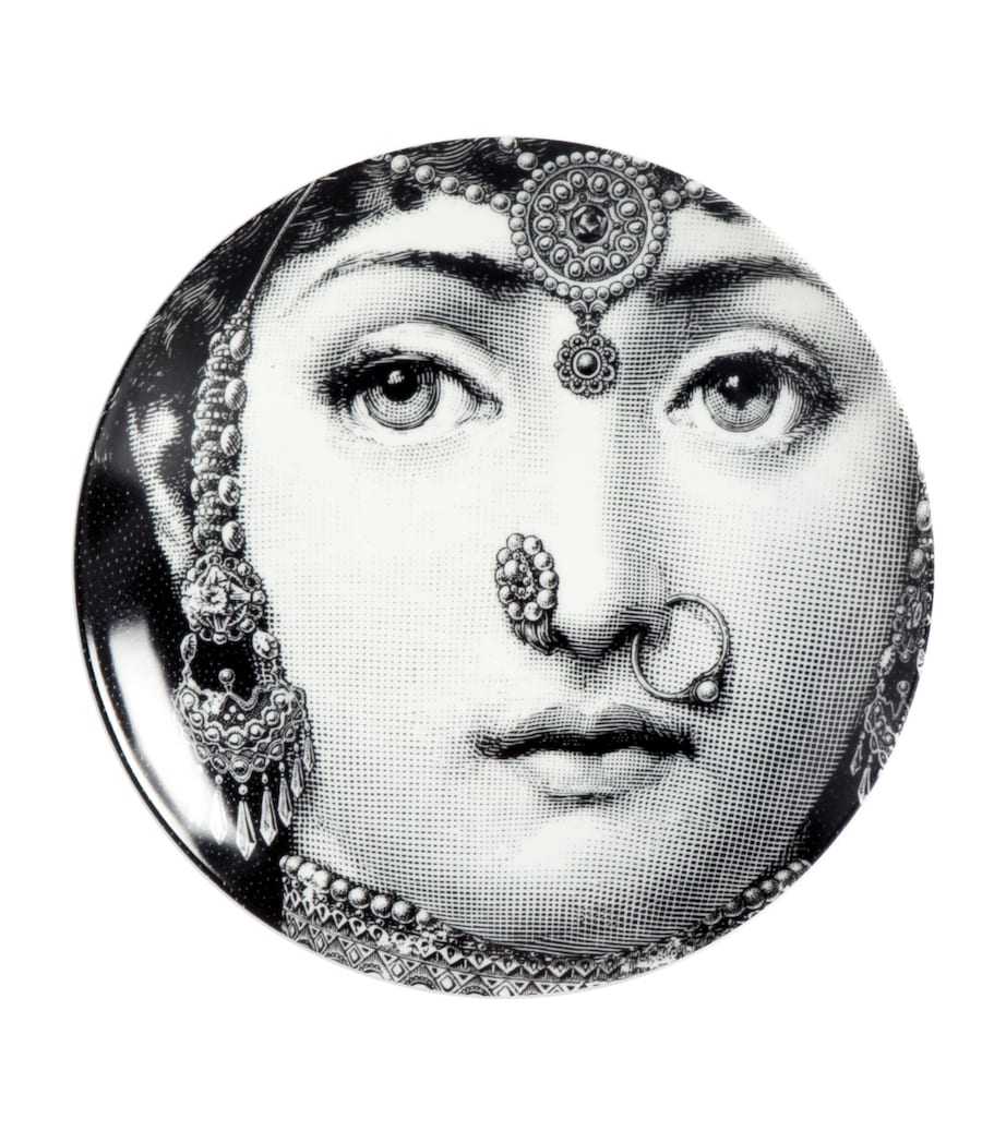 Fornasetti porcelain wall plate with Lina Cavalieri design 26cm - British product