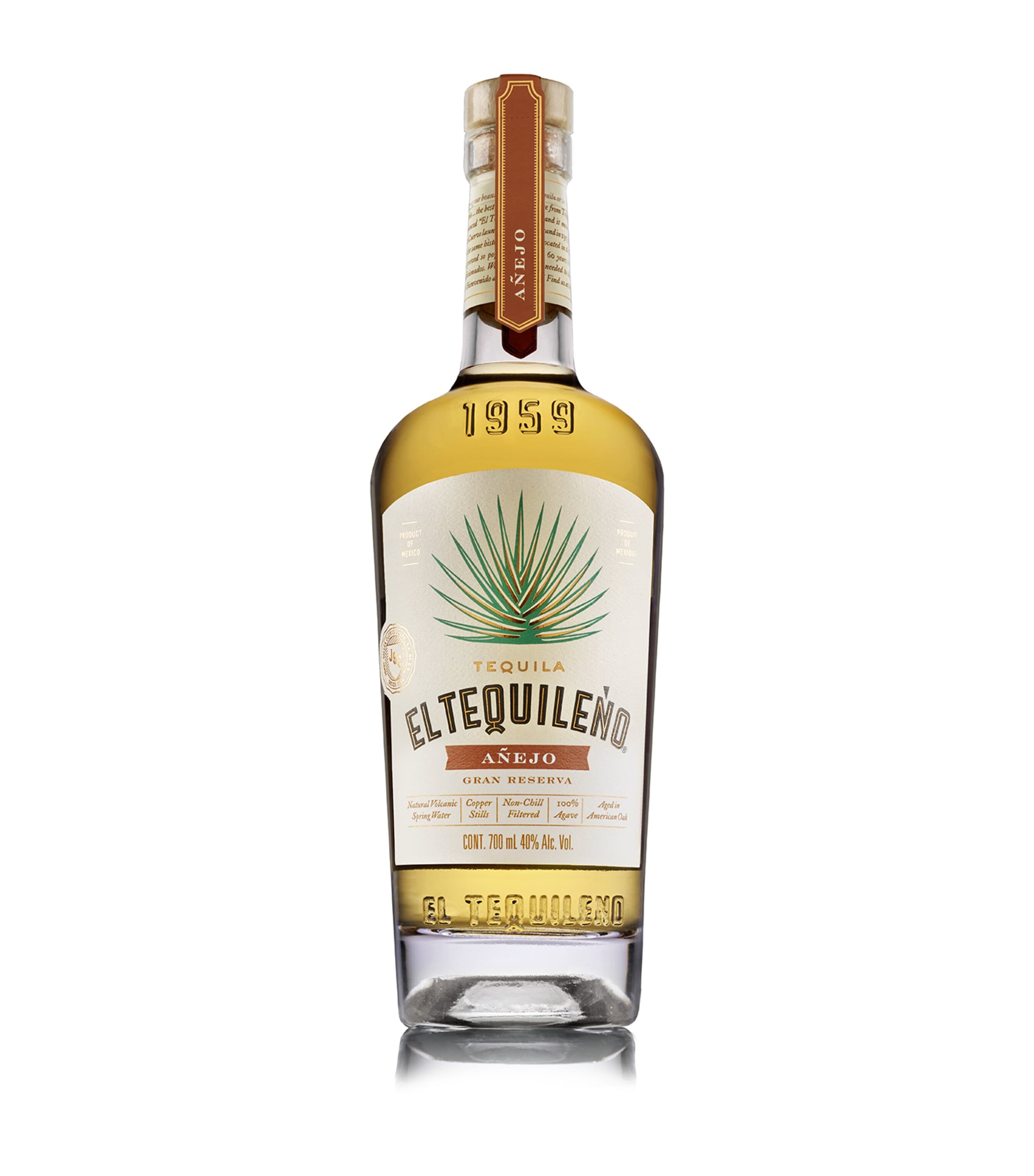 El Tequileño añejo gran reserva tequila 70cl - British product