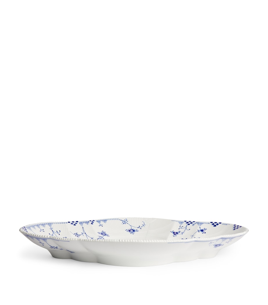 Royal Copenhagen Blue Elements porcelain dish 46cm, imported from the UK