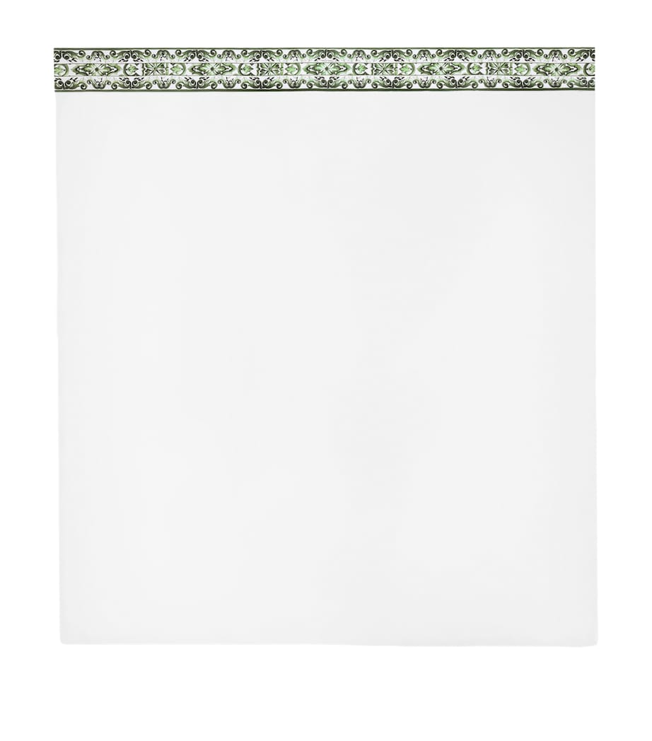 Dolce&Gabbana Casa cotton Majolica king flat sheet 260cm x 280cm - British product