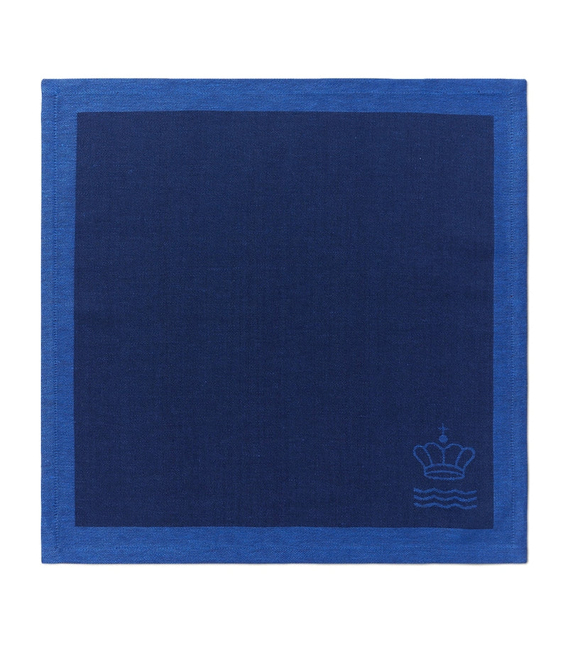Royal Copenhagen Jacquard Waves fabric napkins 45cm x 45cm, imported from the UK