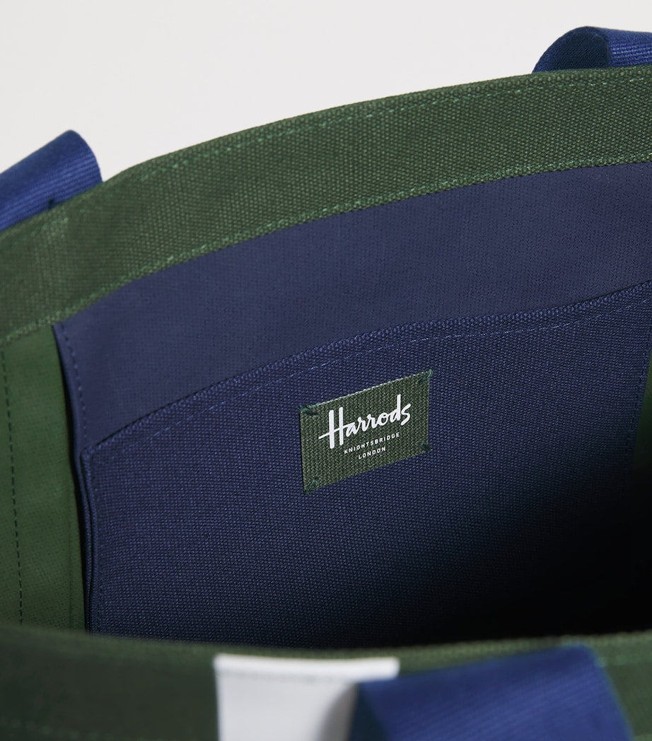 Harrods Medium Cotton Logo Tote Bag