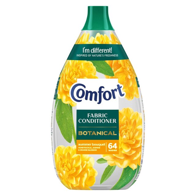 Comfort Botanical Fabric Conditioner Summer Bouquet 64 washes   960ml - McGrocer