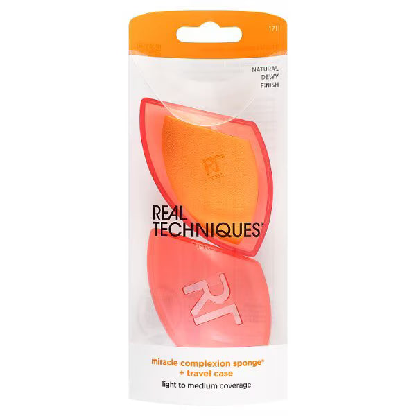 Real Techniques Miracle Complexion Sponge With Case, imported from the UK