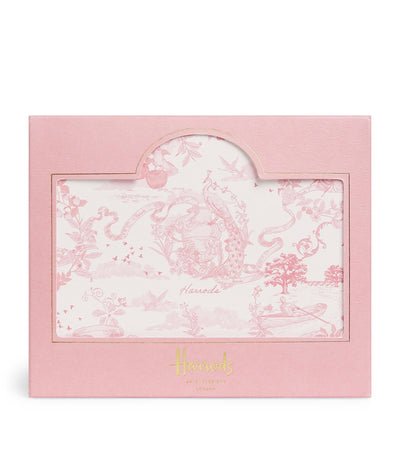 Harrods Set of 8 Toile Notelets and Envelopes Cards