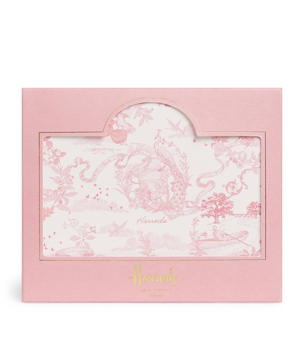 Harrods toile notelets and envelopes set of 8, UK version