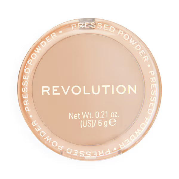 Revolution Reloaded pressed powder beige shade, imported from the UK